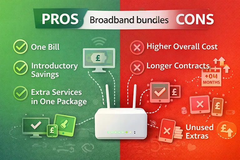 Broadband bundles - Pros and Cons
