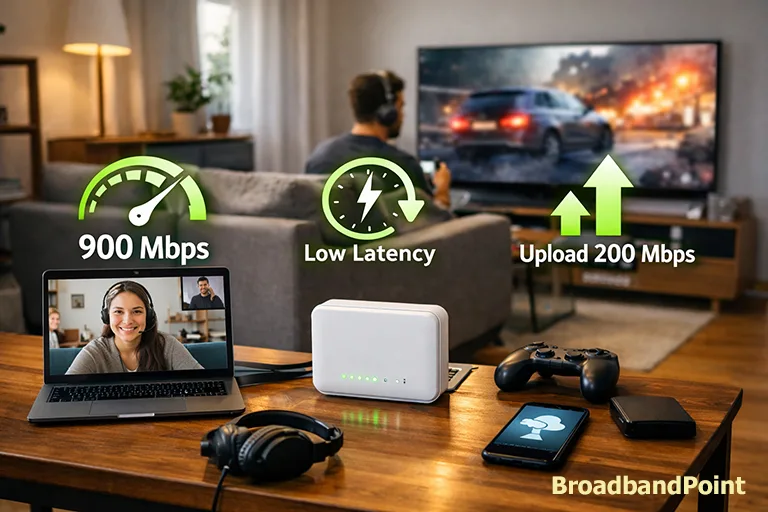 Full Fibre Broadband at home