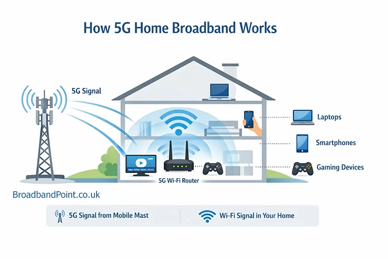 how 5g home broadband works