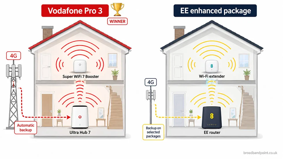 Home Wifi - vodafone vs EE